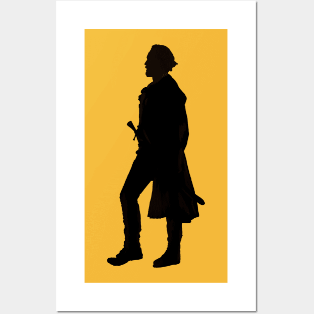 Captain Flint Silhouette Wall Art by byebyesally